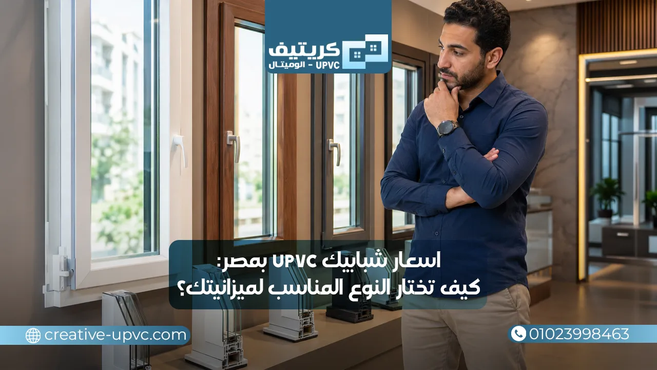 اسعار شبابيك upvc بمصر كيف تختار النوع المناسب لميزانيتك؟