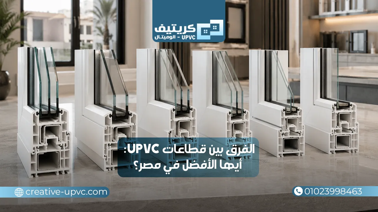 الفرق بين قطاعات UPVCأيها الأفضل في مصر