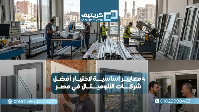 4 معايير أساسية لاختيار أفضل شركات الألوميتال في مصر